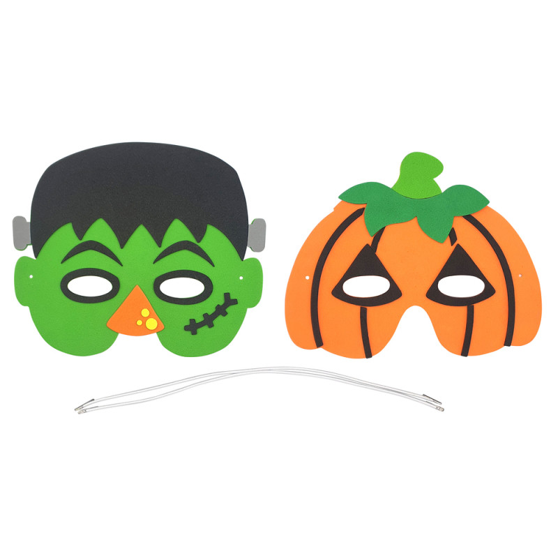 Masques à fabriquer Citrouille et Monstre pour Hal