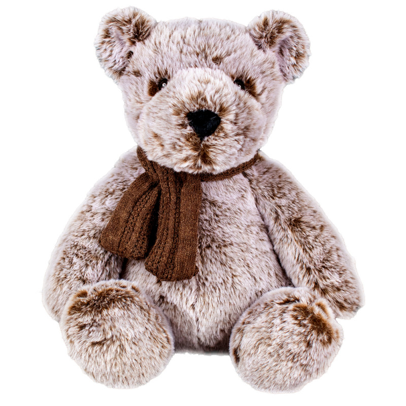 Ours brun Chiné assis 35 cm