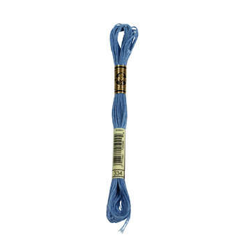 Echevette de coton mouliné spécial, 8m - Indigo cl