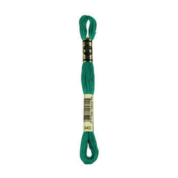 Echevette de coton mouliné spécial, 8m - Vert acid