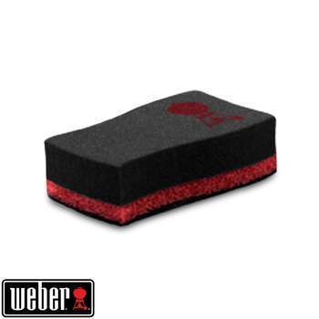 Éponge pour barbecue face abrasive et face douce -