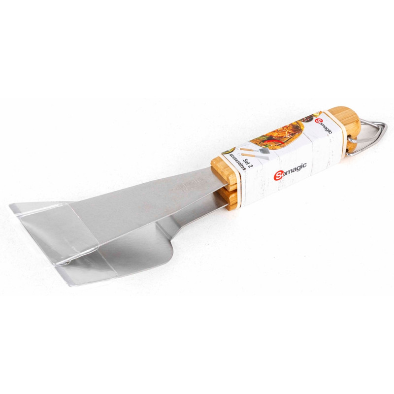 Lot spécial plancha : spatule grattoir