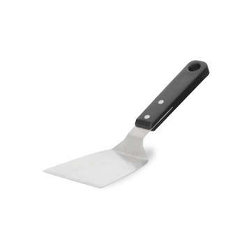 Spatule pour plancha en inox couleur aluminium - L