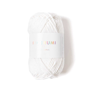 Pelote créative Ricorumi 100 % coton blanc - 57,5