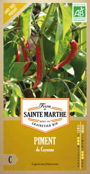 Graines de piment de Cayenne Bio en sachet