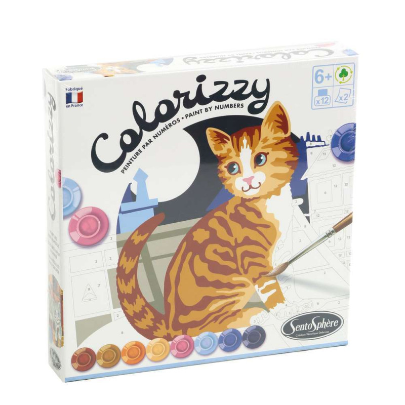 Jeu créatif Colorizzy : Chats