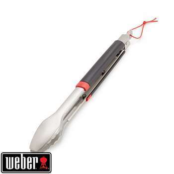 Pince à barbecue Good verrouillable noire en inox