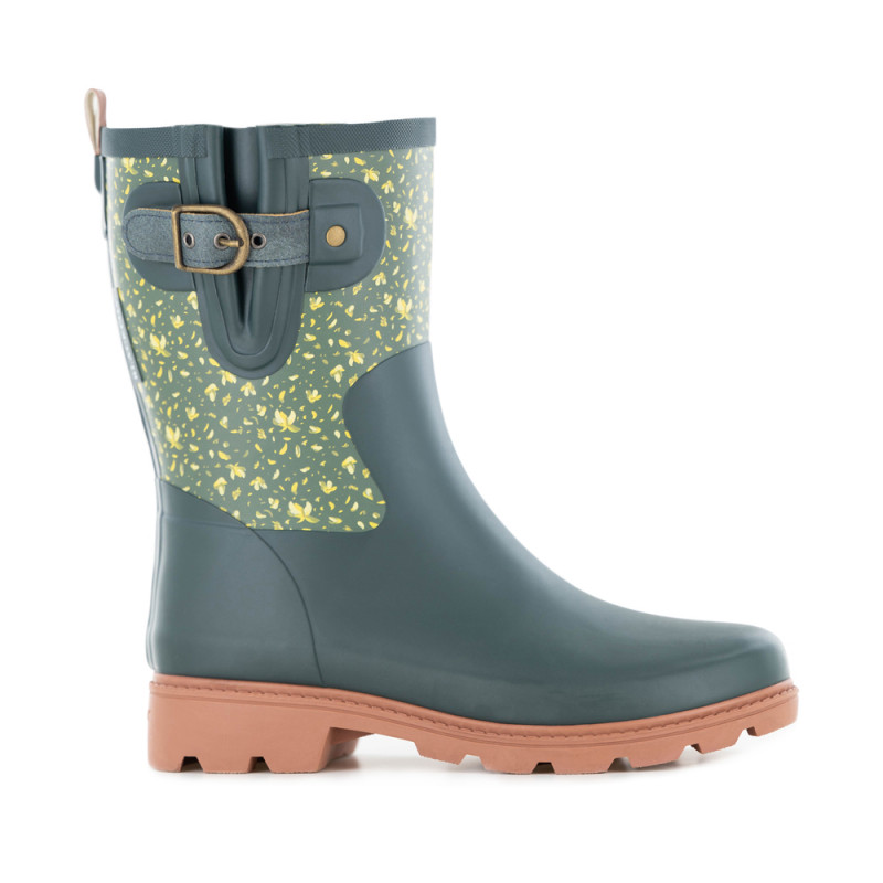 Demi-bottes Ketti, coloris vert T. 41