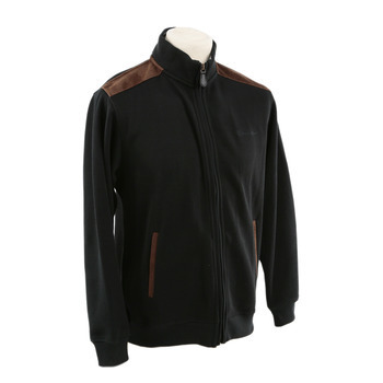 Veste fantaisie : noir/marron, taille XL