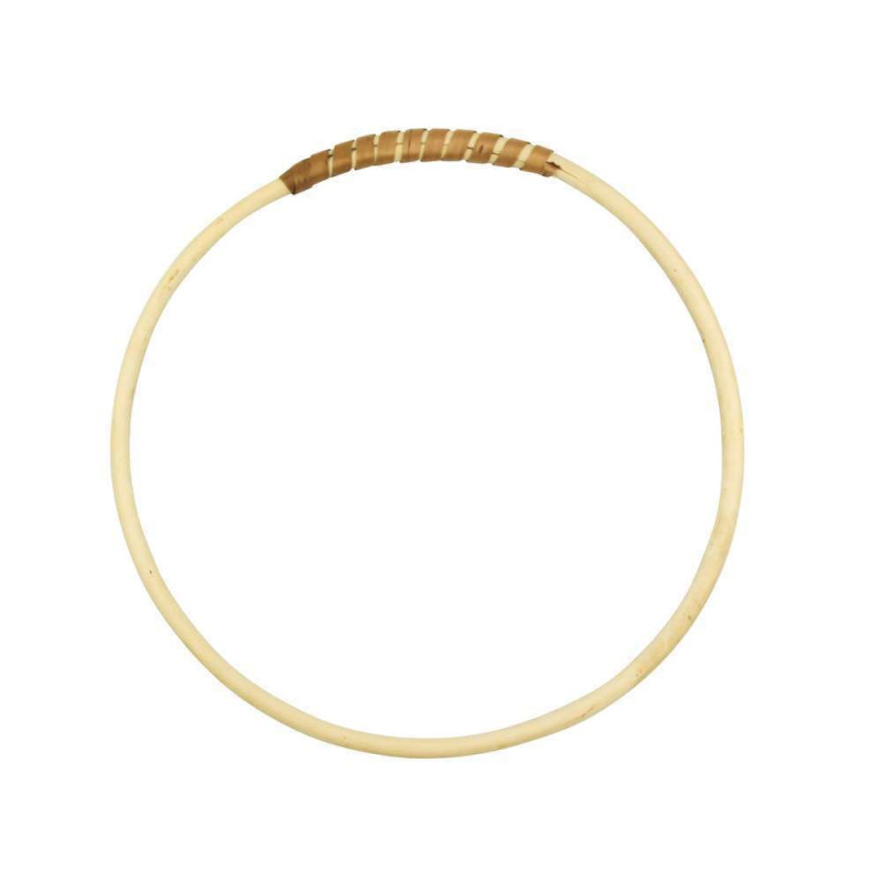 Cercle en Rotin en bois à décorer - D. 25cm