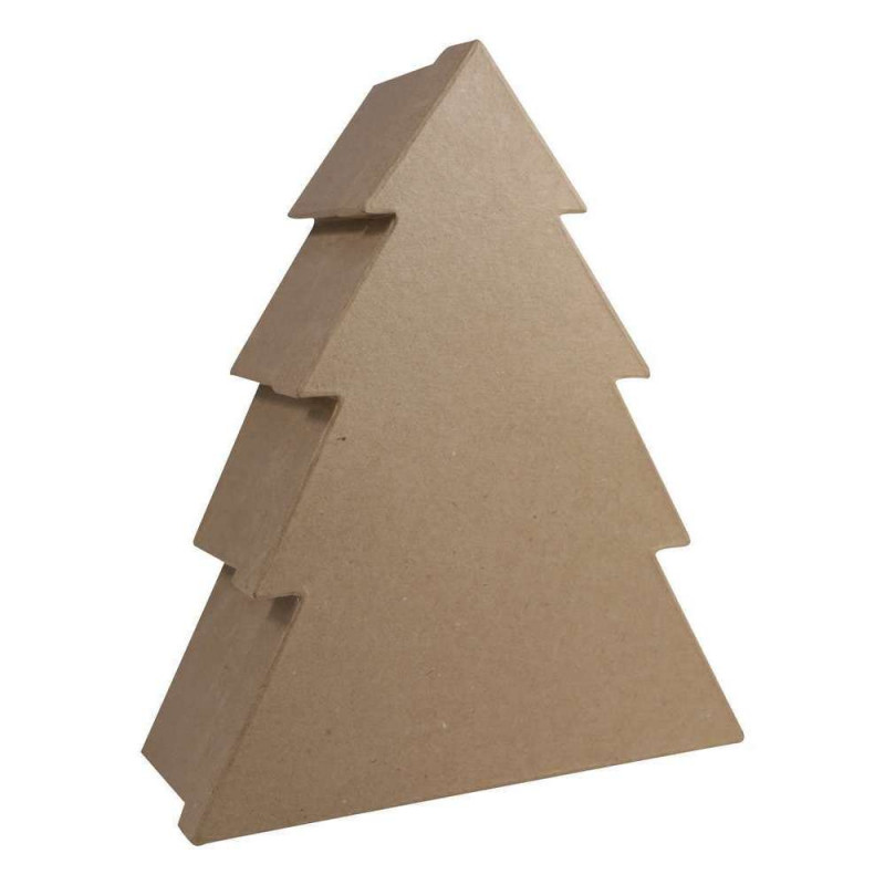 Boîte sapin à décorer, taille M - H. 29,5 cm