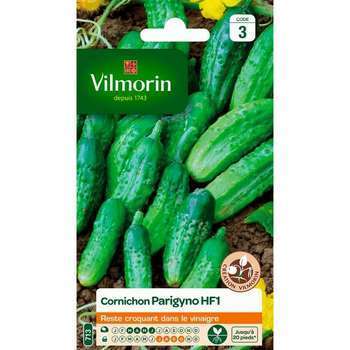 Graines de cornichon Parigyno hybride F1 en sachet