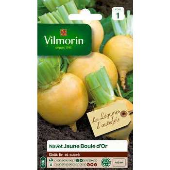 Graines de navet jaune Boule d'Or en sachet