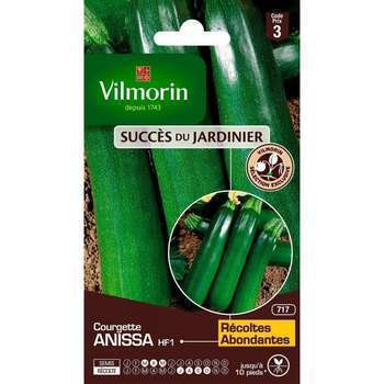 Graines de courgette Anissa hybride F1 en sachet