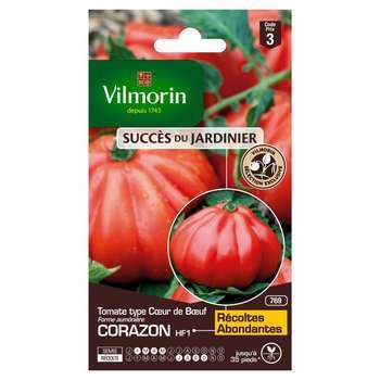 Graines de tomate cur de buf corazon en sachet