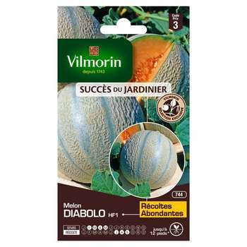 Graines de melon Diabolo Hybride F1 en sachet