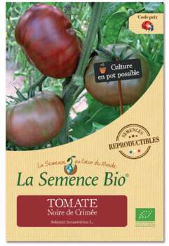 Graines de tomate Noire de Crimée Bio en sachet