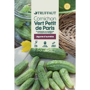 Graines de cornichon vert Petit de Paris en sachet
