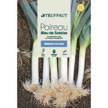 Graines de poireau bleu de Solaise en sachet