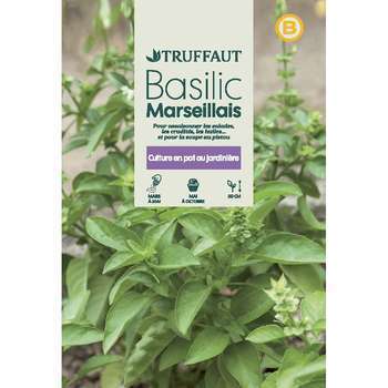 Graines de basilic marseillais en sachet