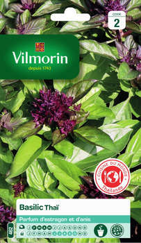 Graines de basilic Thaï en sachet