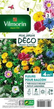 Fleurs annuelles pour balcons 5 g