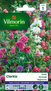 Graines de Clarkia Variée sachet 2g