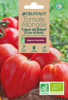Graines de Tomate Cur de Buf en sachet BIO 0,2 g