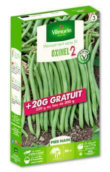 Haricot Nain Vert Oxinel 2 200 g + 20g Gratuit