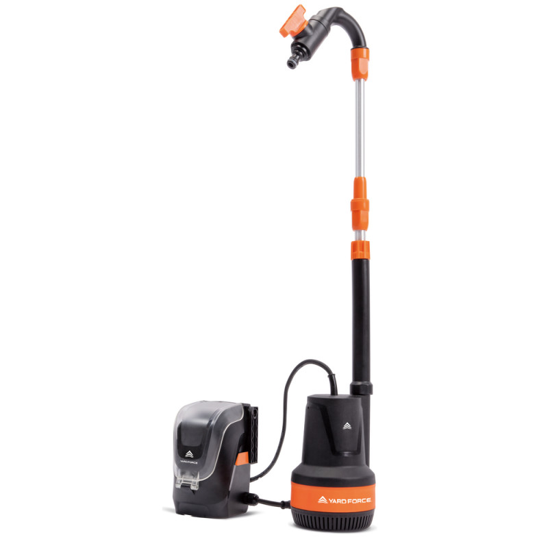 Pompe submersible +batterie Lithium-Ion 20 V/2,5 A