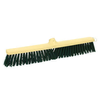 Brosse balai 60 cm fibre polypro dur sur monture p