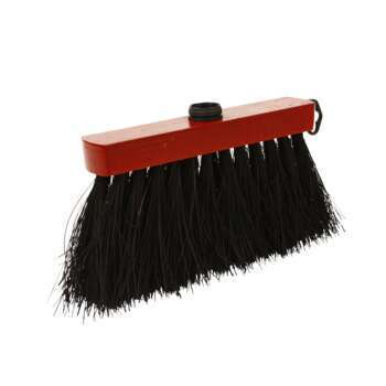 Brosse balai:monture bois fibre végétale 24cm