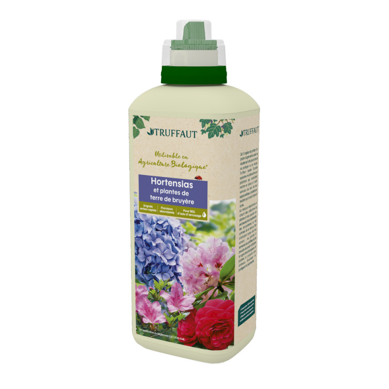 Engrais liquide Truffaut hortensias, plantes de te