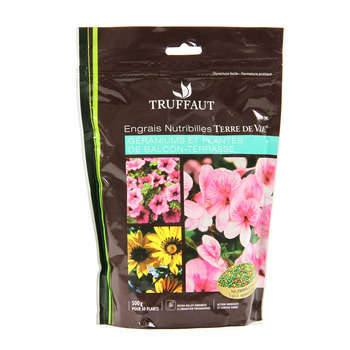 Engrais Nutribilles pour géraniums et plantes de b