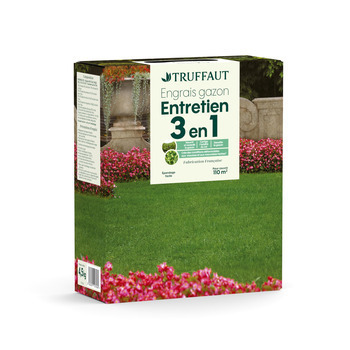 Engrais gazon Entretien 3en1 Truffaut : 110m²