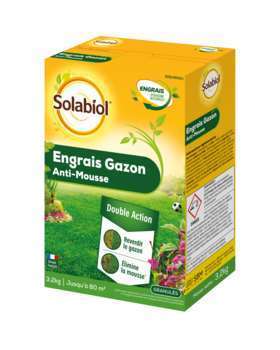Engrais gazon anti-mousse - 3,2 kg