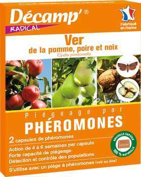 Phéromone ver de la pomme: 2 capsules