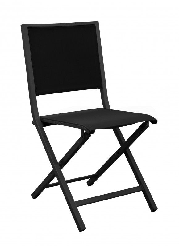 Chaise Ida graphite noir<BR>