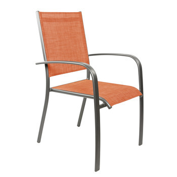 Fauteuil de jardin empilable Ligne ARIES en alumin