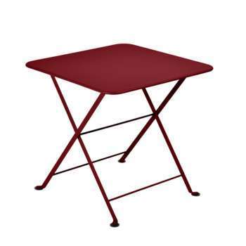 Table Bistro 77x57 ocre rouge