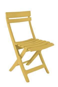 Chaise miami pliante Jaune Indien