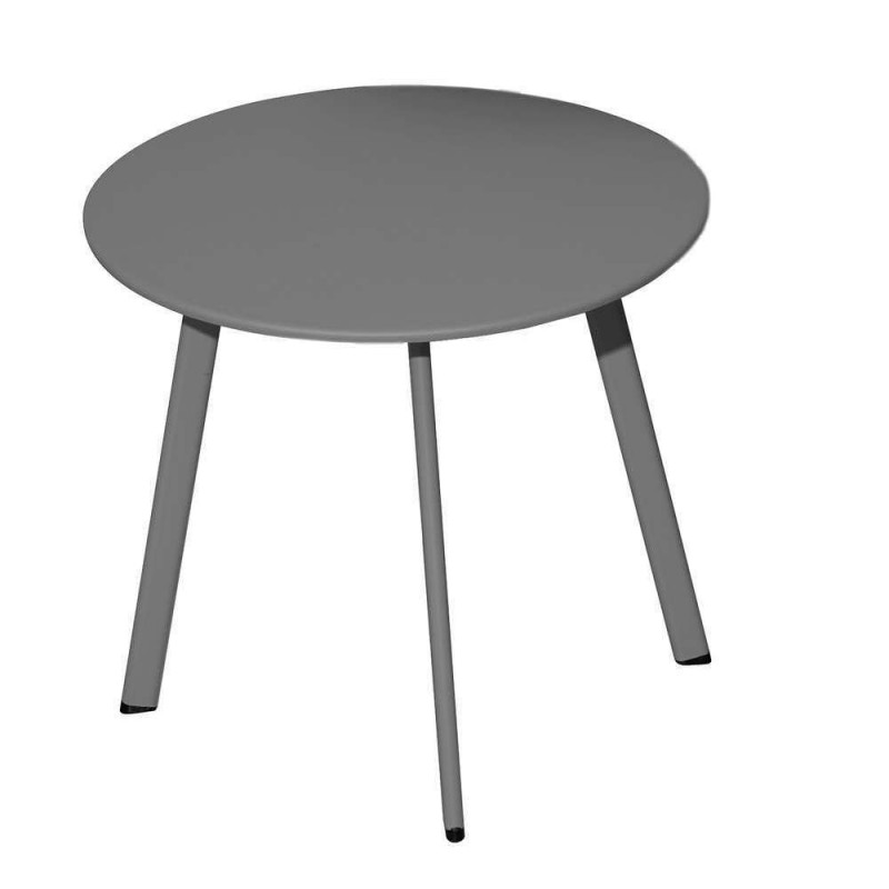 Table d'appoint Massai graphite Ø40 cm