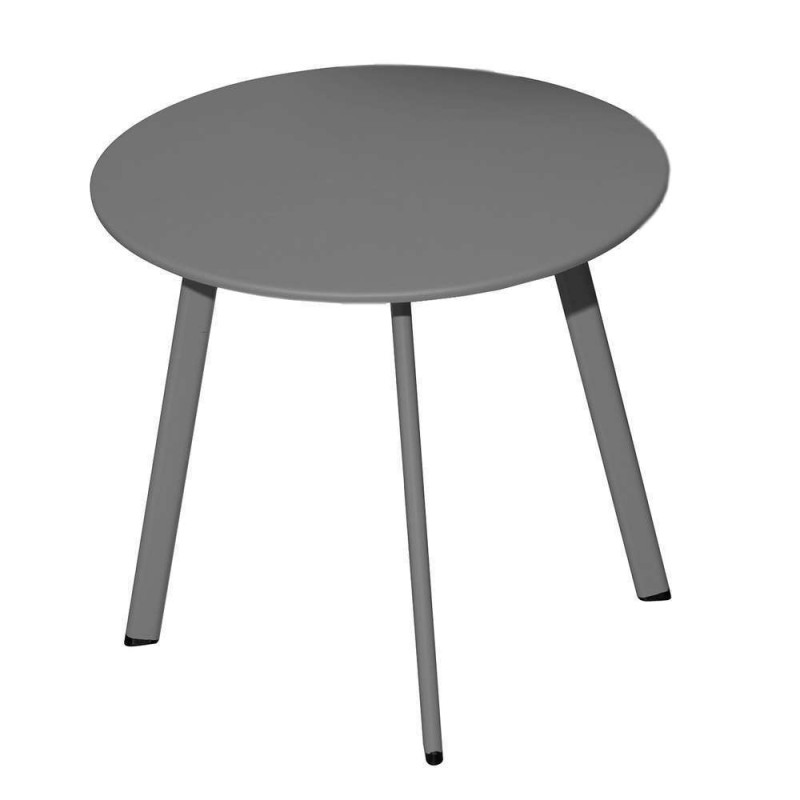 Table d'appoint Massai graphite Ø45 cm