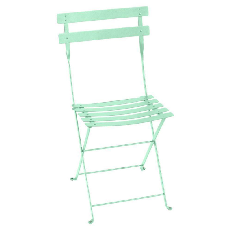 Chaise Bistro vert opaline H. 38 cm