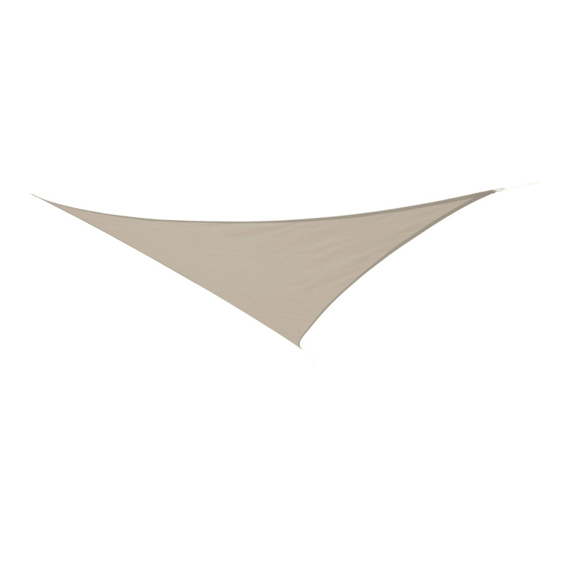 Voile austral triangulaire coloris sable, 5 m de c