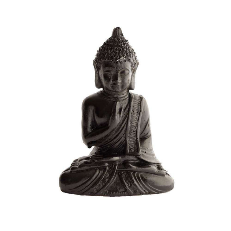 Statue ton ciré noir H.12cm