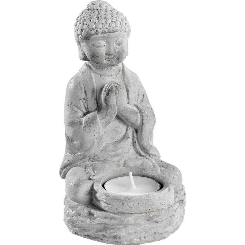 Photophore Zen Bouddha gris