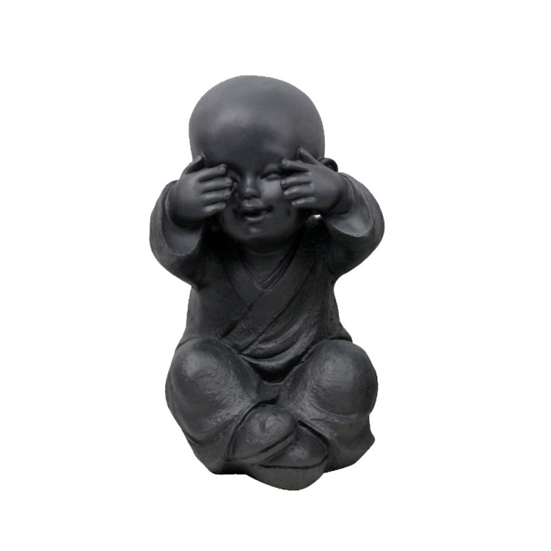 Moine enfant en polyrésine - H. 27cm