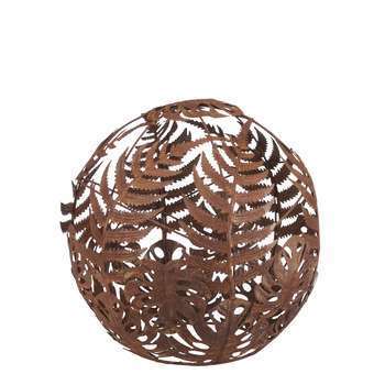 Boule déco : rouille, fer, d.25cm
