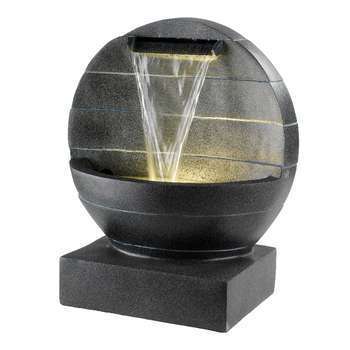Fontaine ronde base grise H. 59cm